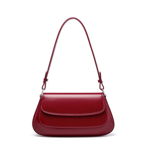 Bolsa baguete feminina de Couro Velvetora